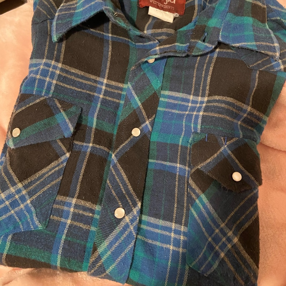 Vintage wrangler flannel xxl
